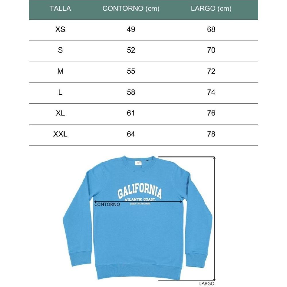 Lmdi Collection Sudadera Edición Limitada “Galifornia” Unisex Azul