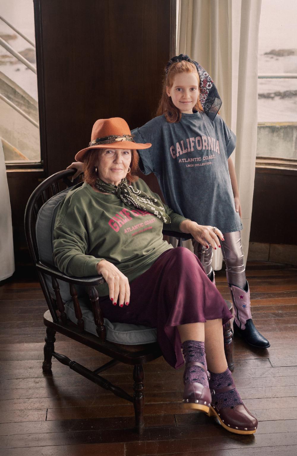 Lmdi Collection Sudadera Edición Limitada “Galifornia” Woman Kaki/buganvilla