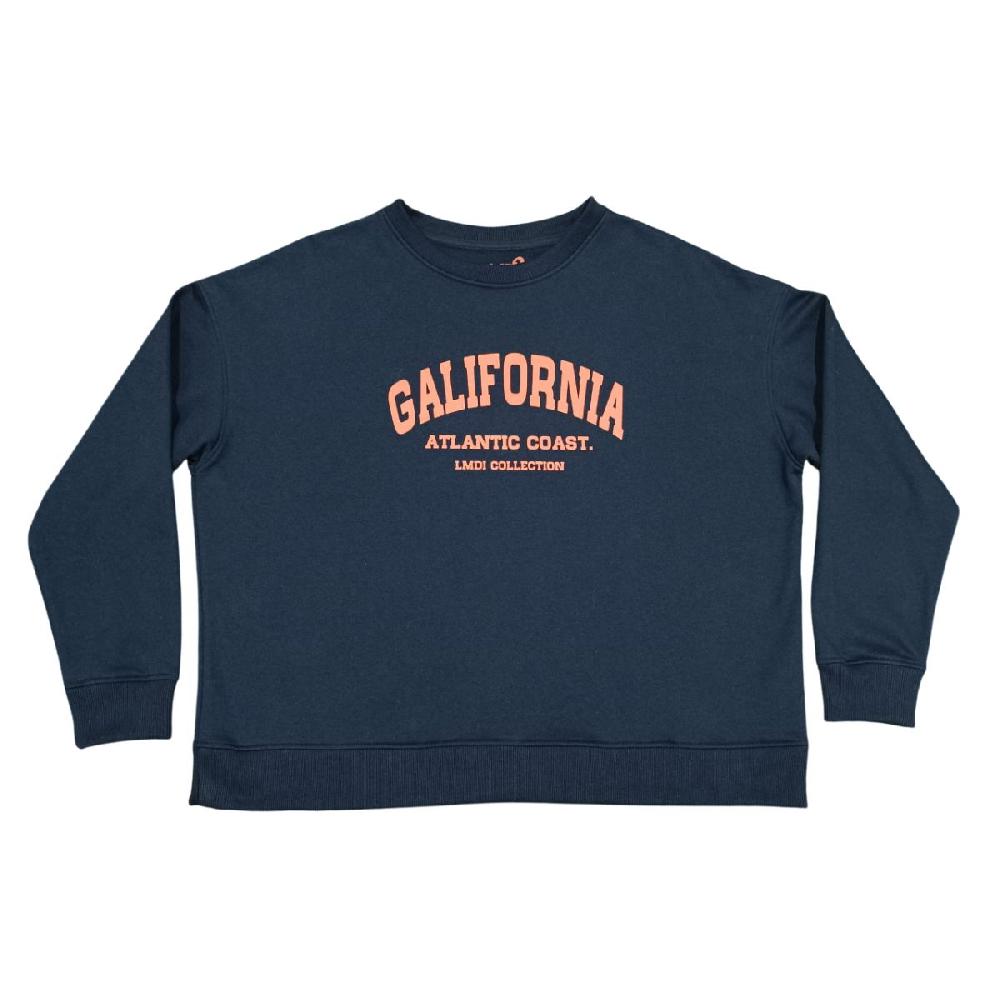 Lmdi Collection Sudadera Edición Limitada “Galifornia” Woman Marino/teja