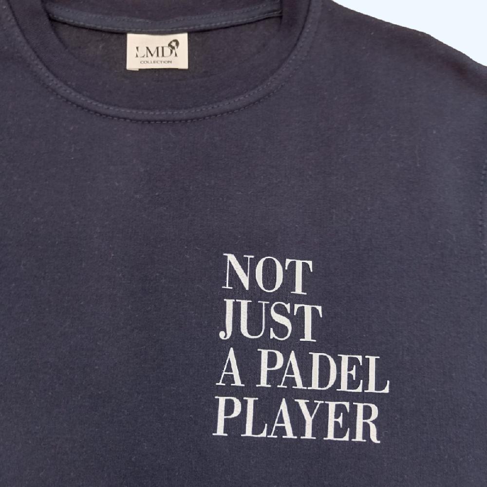 lmdi collection Sudadera Edición Limitada ‘Not just a pádel player’ marino/blanco LMDI Collection