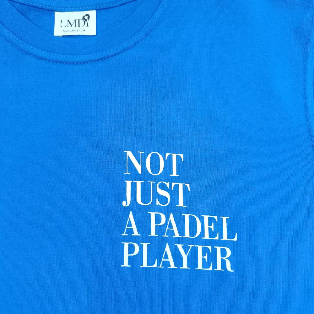 Lmdi Collection Sudadera Edición Limitada ‘Not Just A Pádel Player’ Azulón/ Blanco LMDI Collection