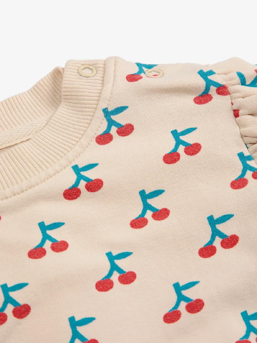 Lmdi Collection Sudadera Estampado Y Detalle De Volantes Cherry Bobo Choses
