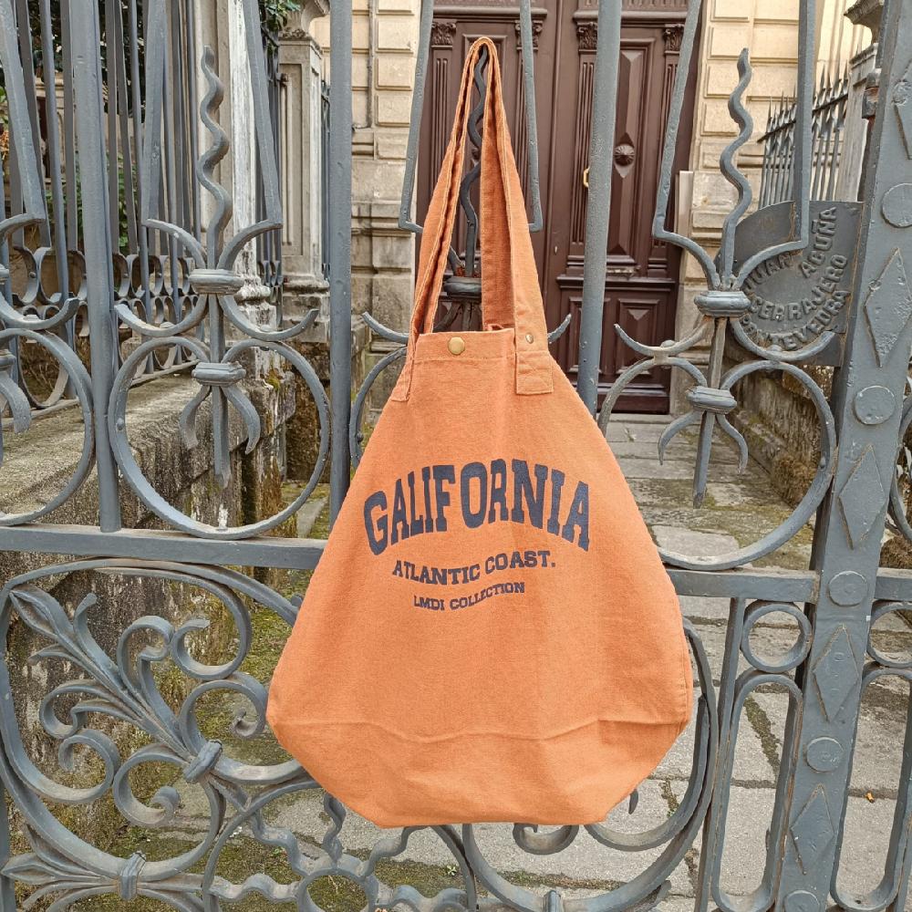 Lmdi Collection Tote Bag Grande Ocre Galifornia Atlantic Coast LMDI Collection