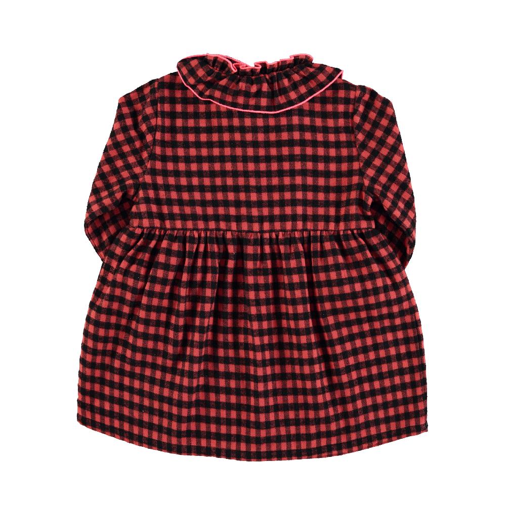 Lmdi Collection Vestido Cuadro Vichy Rojo&negro Piupiuchick