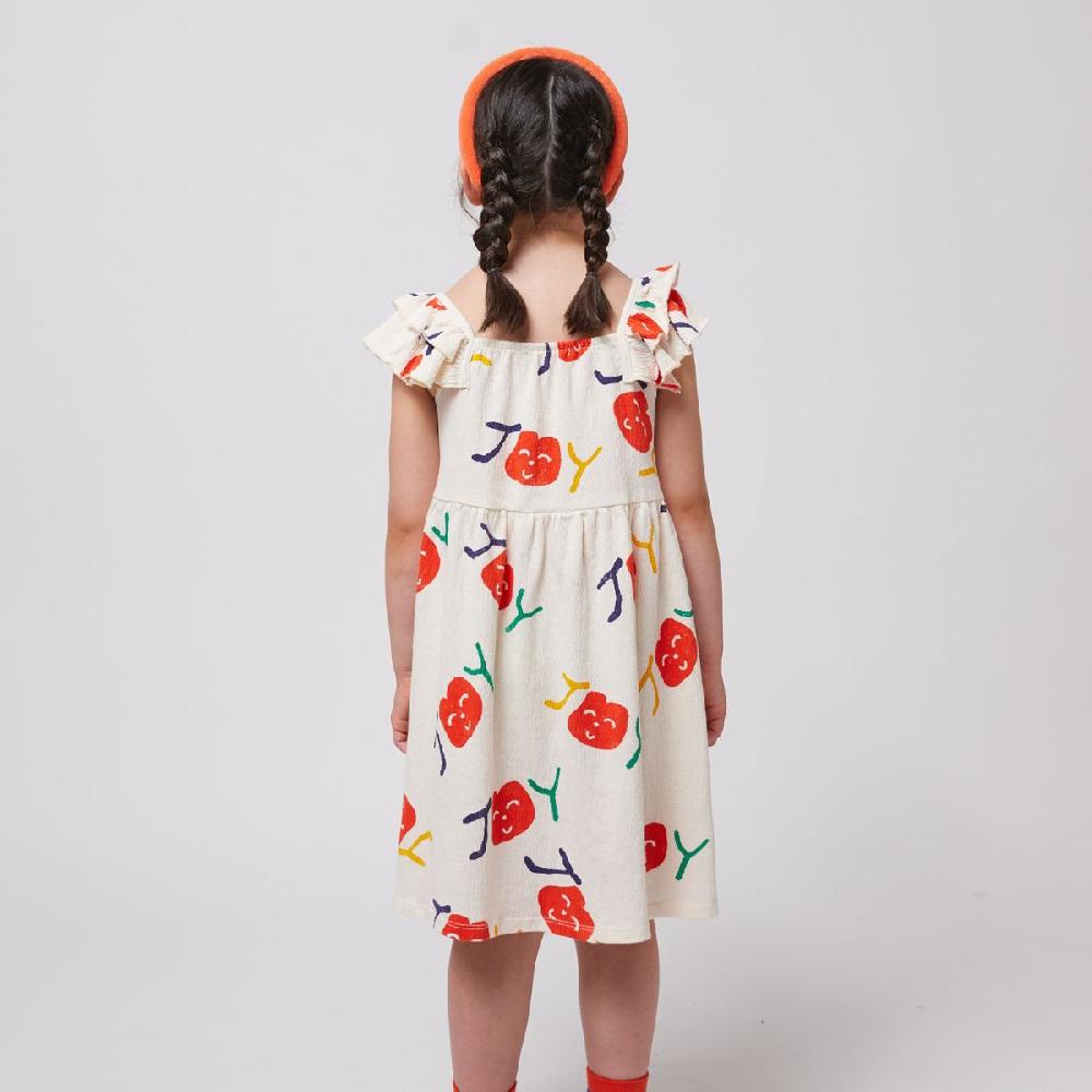 Lmdi Collection Vestido Volantes Estampado Smiling Bobo Choses
