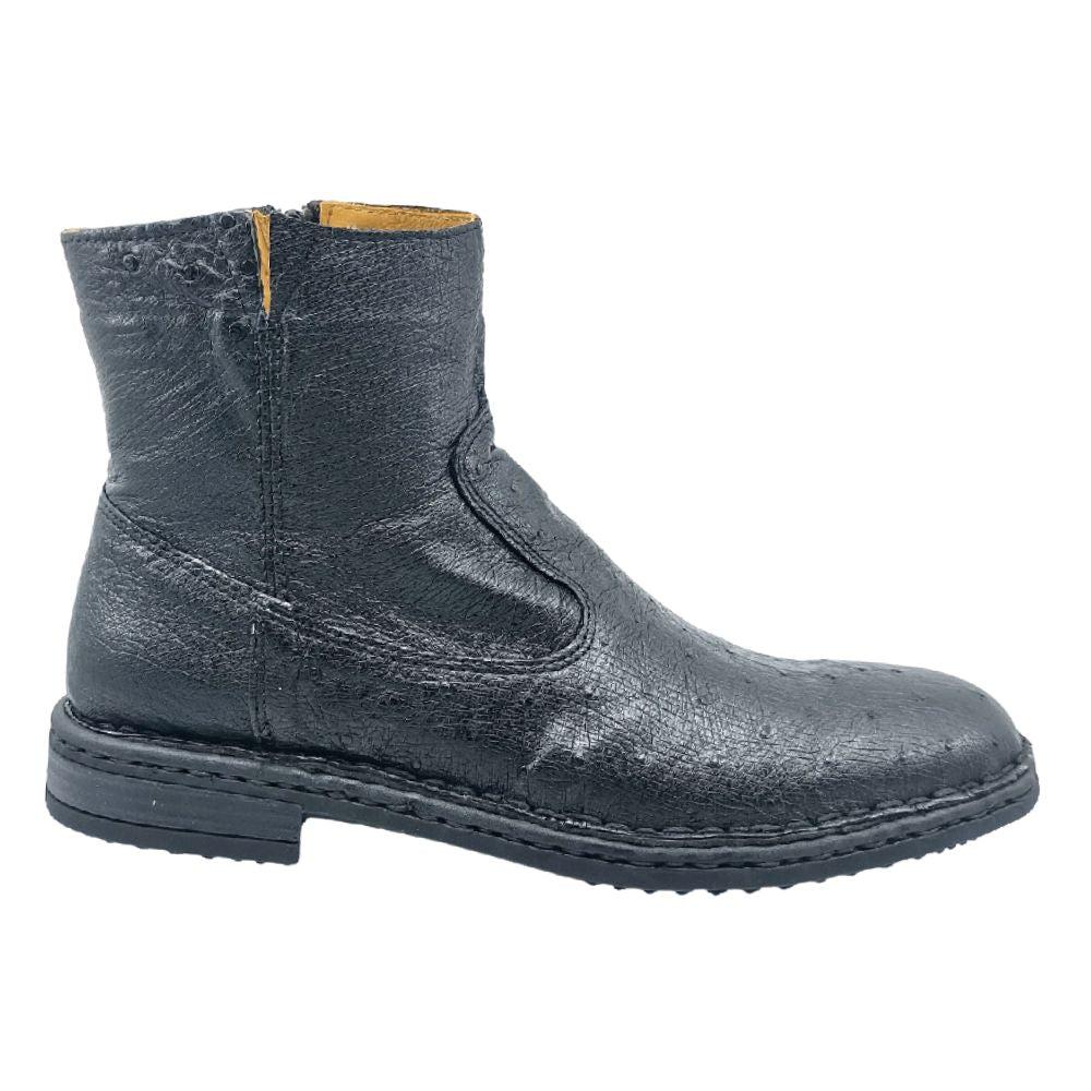 Lobo Solo BOTIN CABALLERO 7911AS PANZA DE AVESTRUZ NEGRO