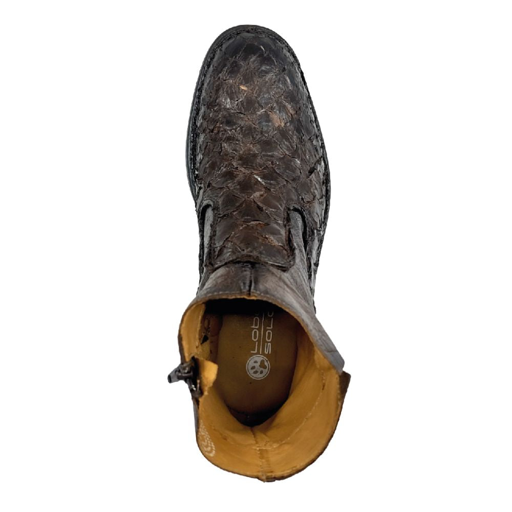 Lobo Solo BOTIN CABALLERO 7911PES PESCADO PIRARUCU CAFÉ