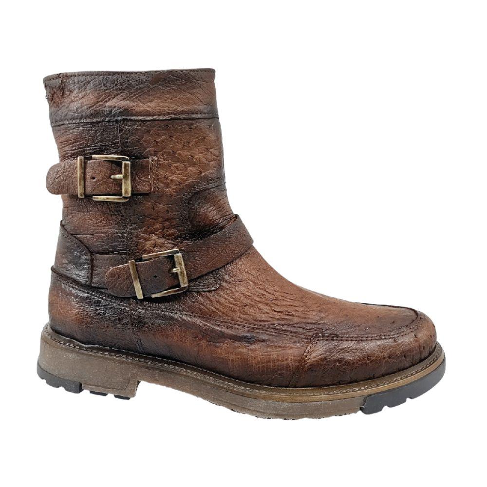 Lobo Solo BOTIN CABALLERO 8949AS PANZA DE AVESTRUZ TABACO