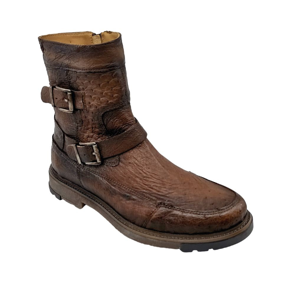 lobo solo BOTIN CABALLERO 8949AS PANZA DE AVESTRUZ TABACO