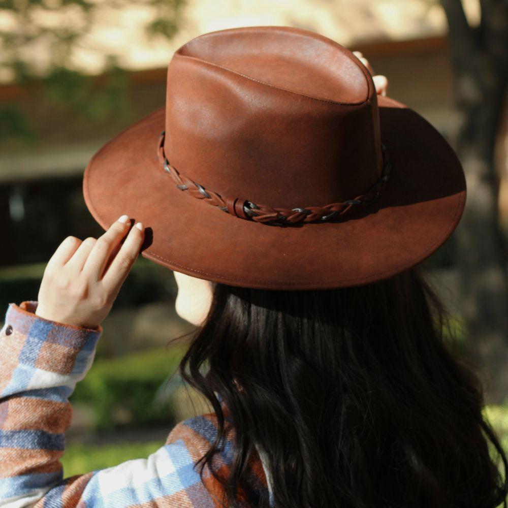 Lobo Solo Sombrero 100% Piel UNISEX