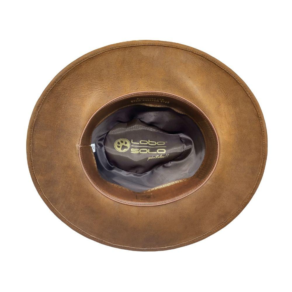 Lobo Solo Sombrero 100% Piel UNISEX