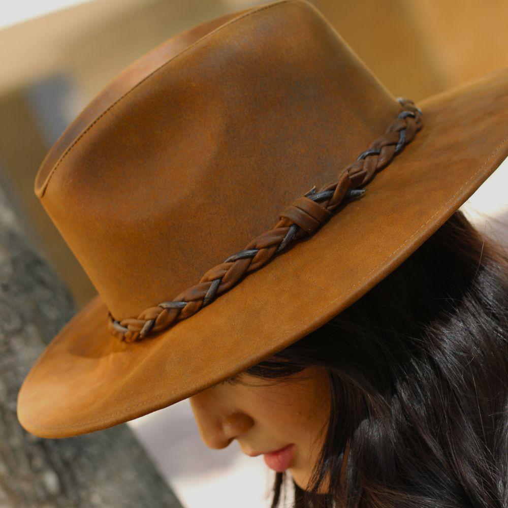 Lobo Solo Sombrero 100% Piel UNISEX