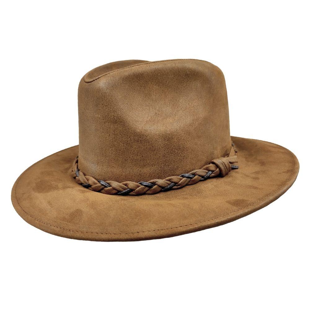 lobo solo Sombrero 100% Piel UNISEX