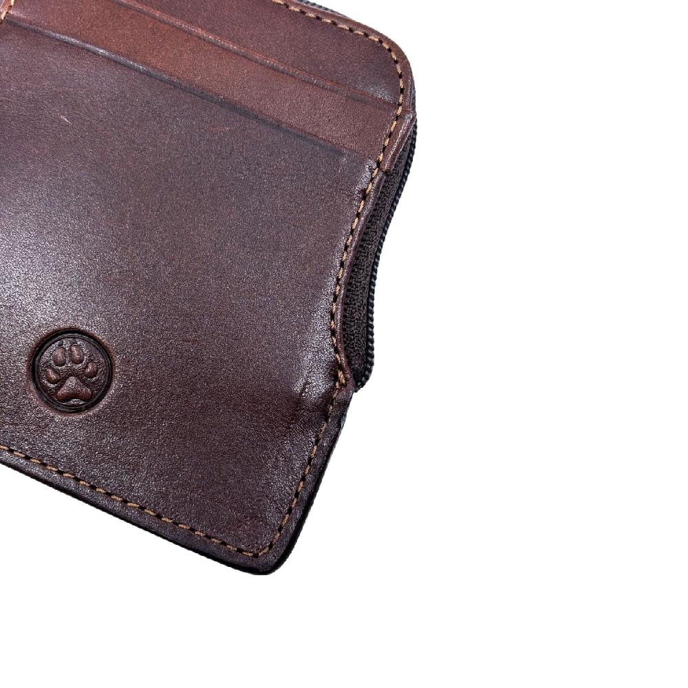 Lobo Solo TARJETERO PIEL CON CIERRE