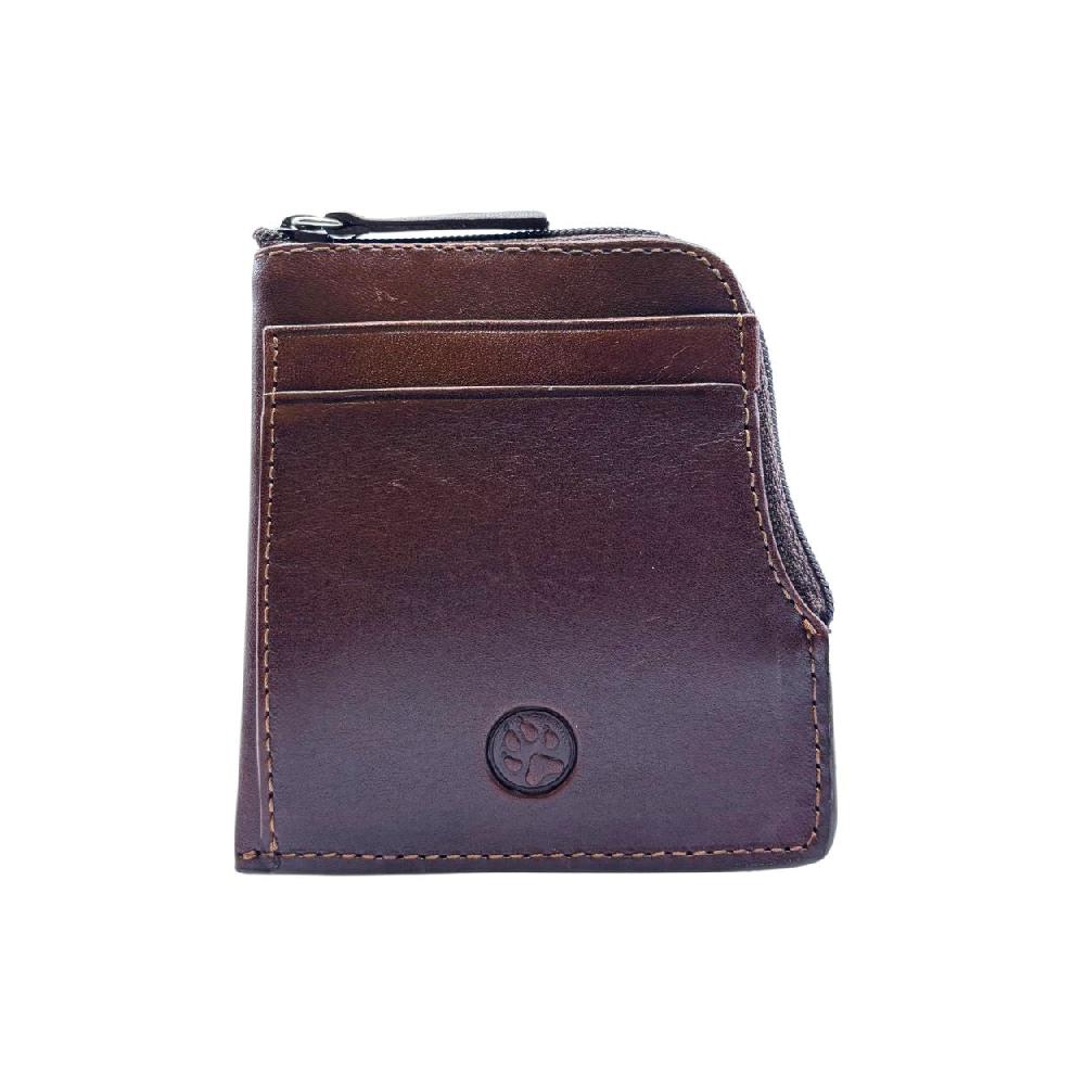 lobo solo TARJETERO PIEL CON CIERRE