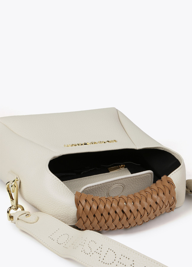 Lola Casademunt Bolso Bandolera Con Detalle Trenzado