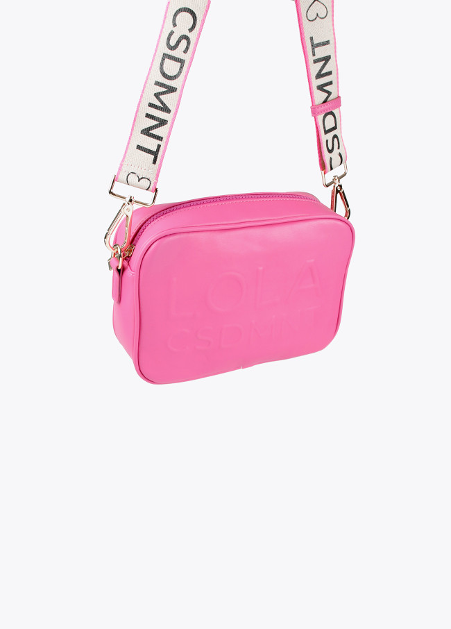 Lola Casademunt Bolso Bandolera Con Logo En Relieve