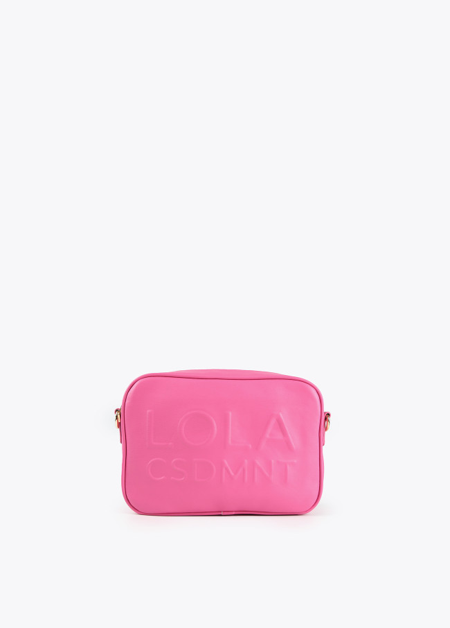 lola casademunt Bolso bandolera con logo en relieve
