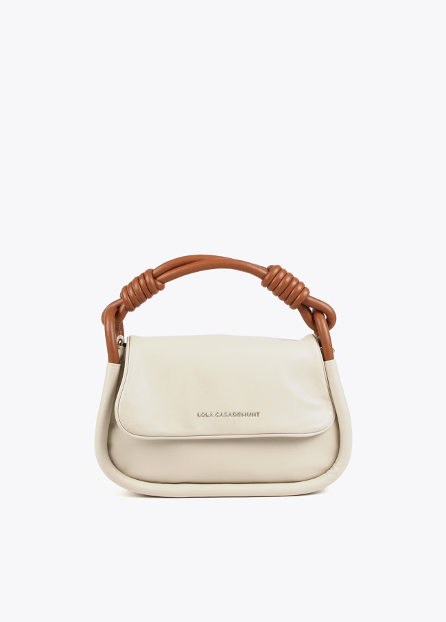 lola casademunt Bolso bandolera con solapa con asas redondas