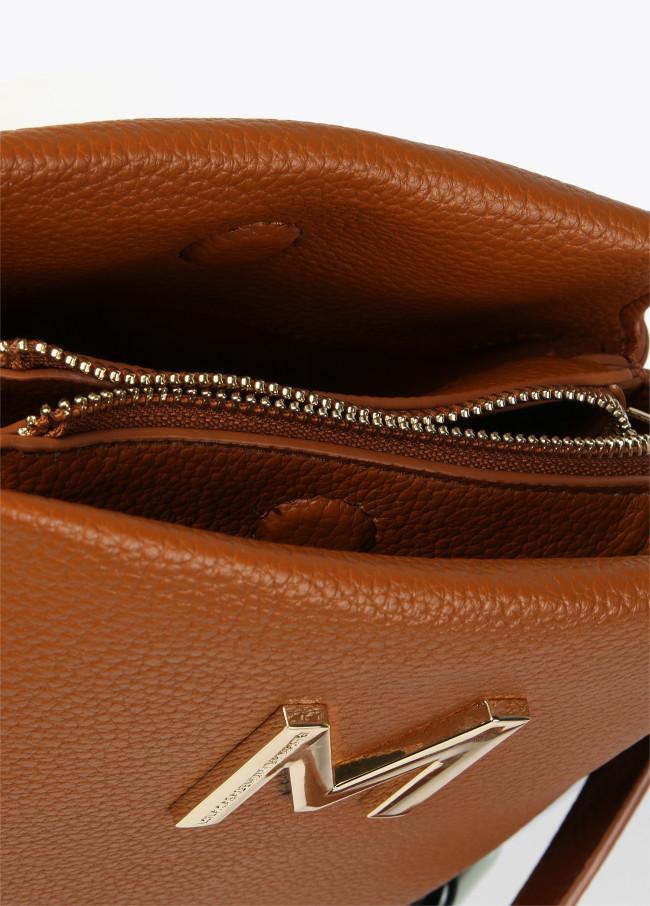 Lola Casademunt Bolso Bandolera Efecto Piel Con Asa Multicolor