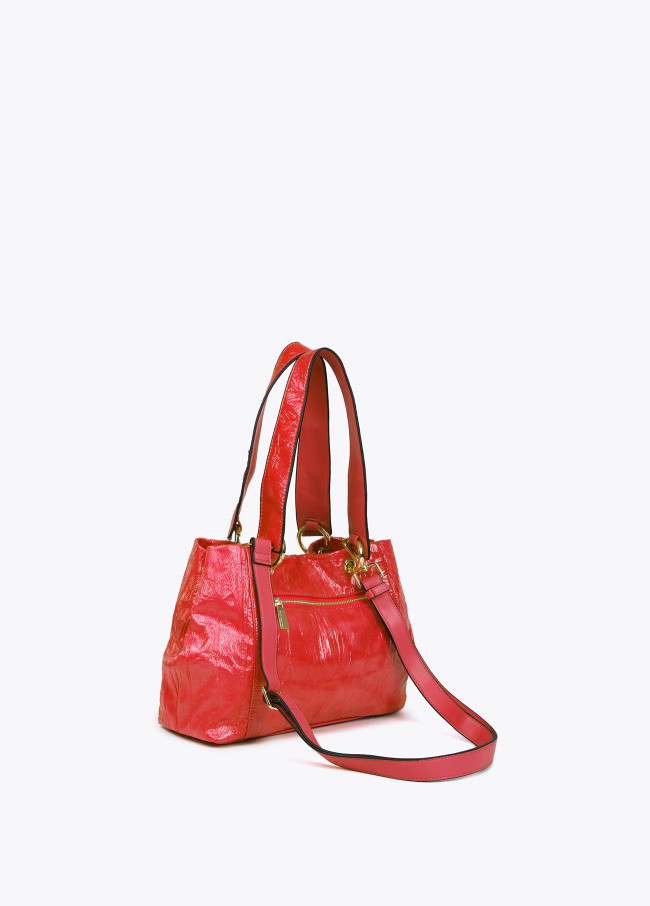 Lola Casademunt Bolso Bandolera Efecto Piel Textura