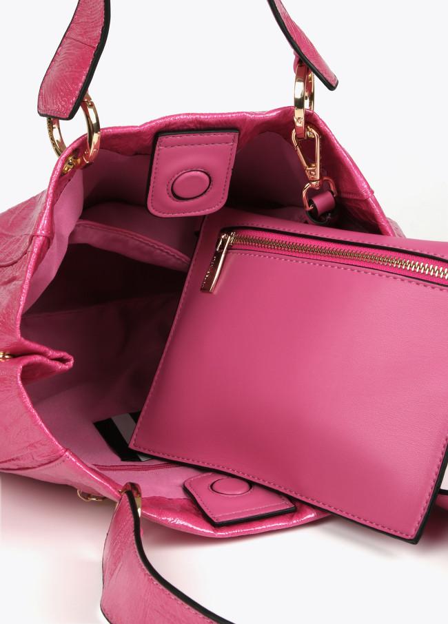 Lola Casademunt Bolso Bandolera Efecto Piel Textura