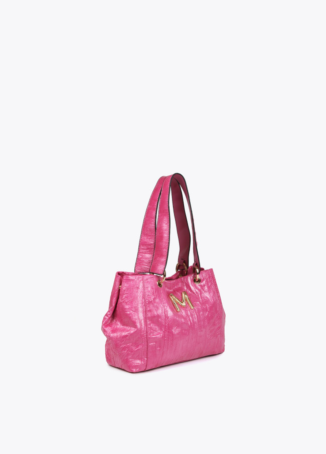 Lola Casademunt Bolso Bandolera Efecto Piel Textura
