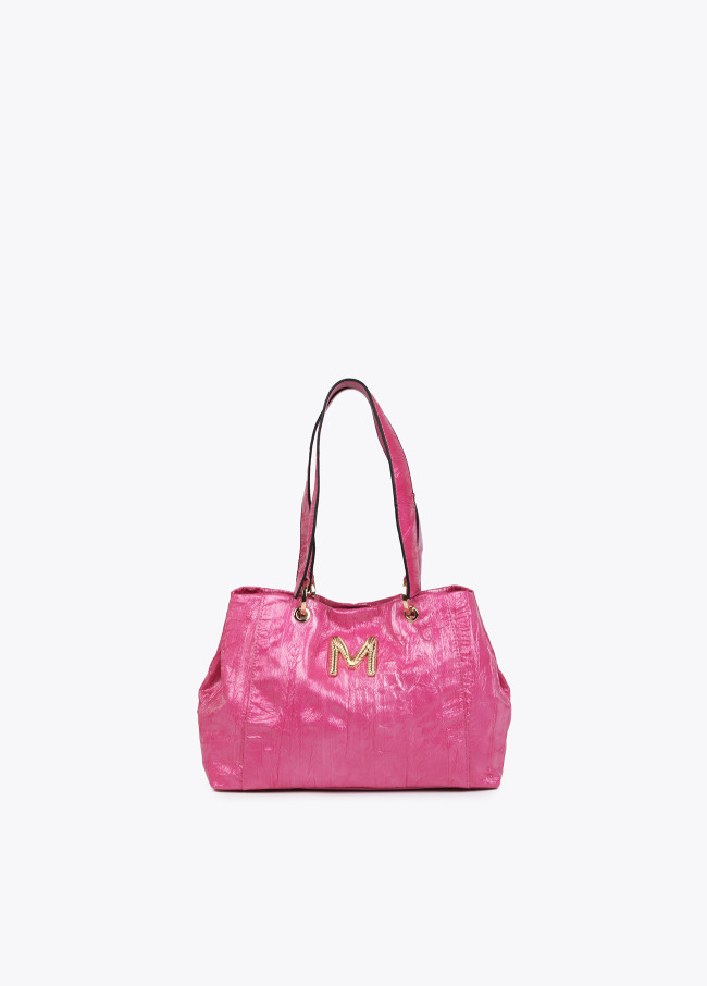 lola casademunt Bolso bandolera efecto piel textura