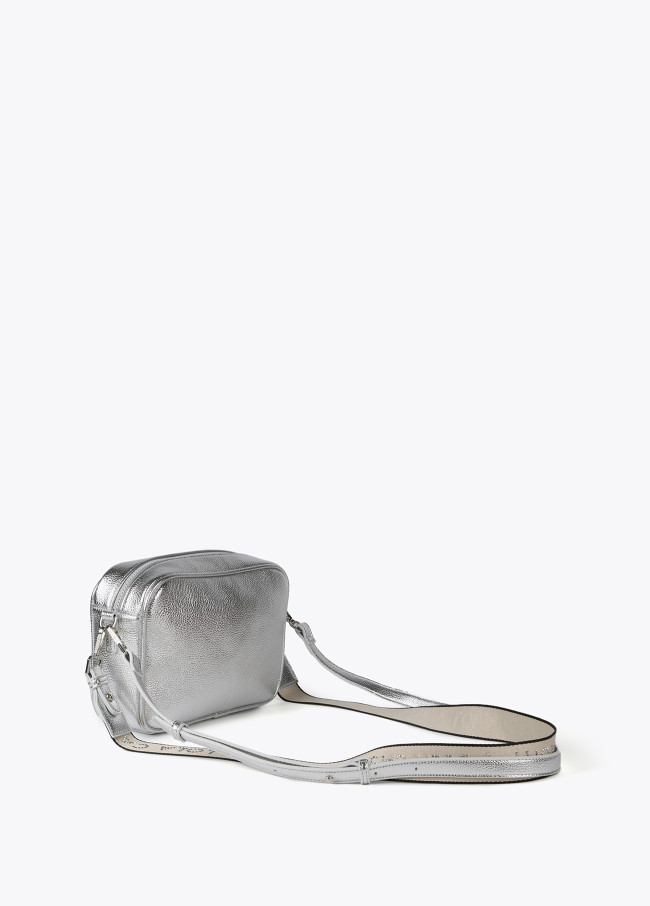 Lola Casademunt Bolso Bandolera Monograma Metalizado