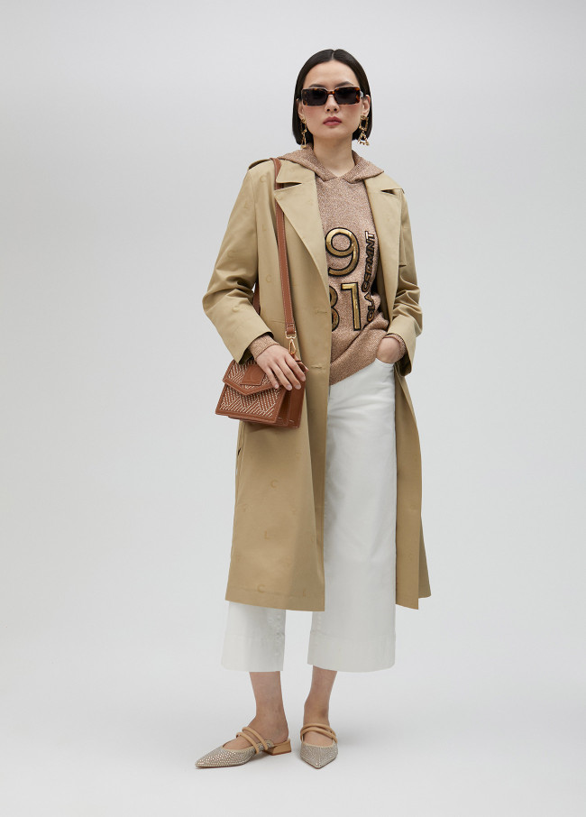 Lola Casademunt Bolso Bandolera Trenzado Con Solapa