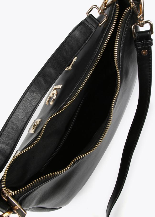 Lola Casademunt Bolso De Hombro Con Ojales Metálicos Cuadrados