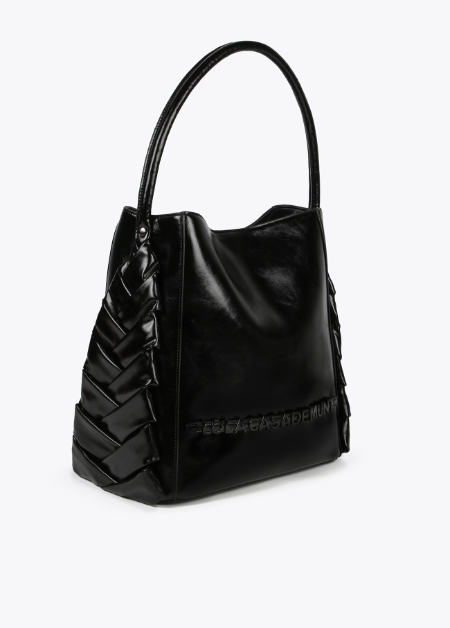 lola casademunt Bolso shopper con detalles laterales