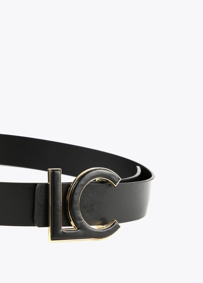 Lola Casademunt Cinturón Hebilla Forrada Efecto Piel
