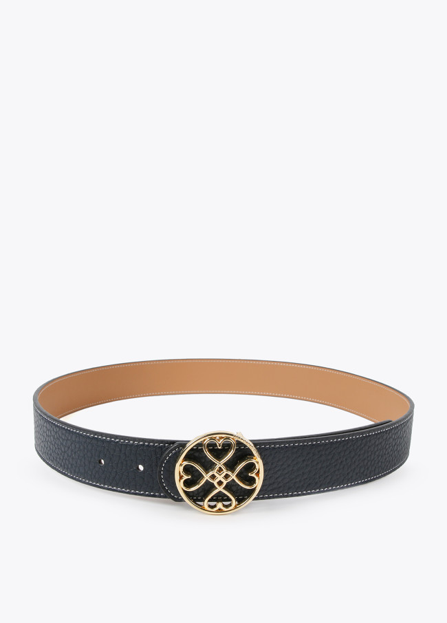 Lola Casademunt Cinturón Reversible Trébol Corazones