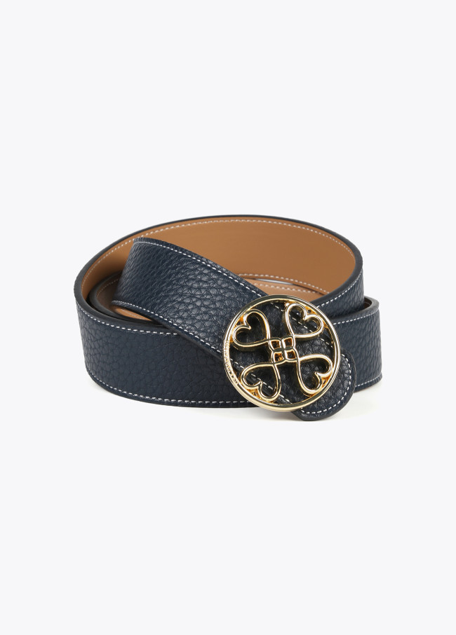 Lola Casademunt Cinturón Reversible Trébol Corazones