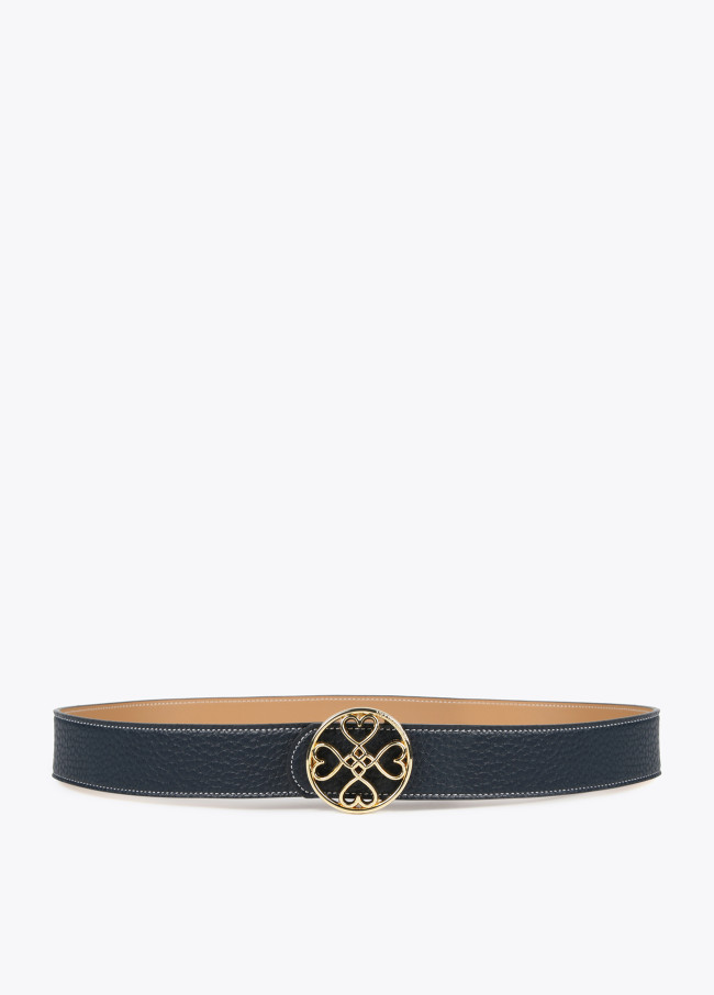 lola casademunt Cinturón reversible trébol corazones