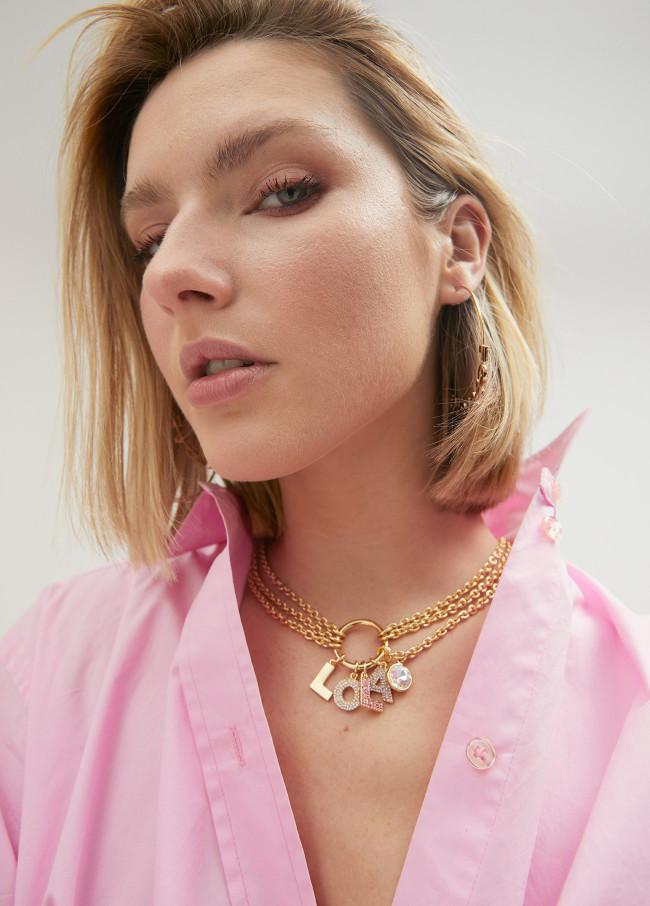 Lola Casademunt Collar Multi Cadena Y Charms Lola Love