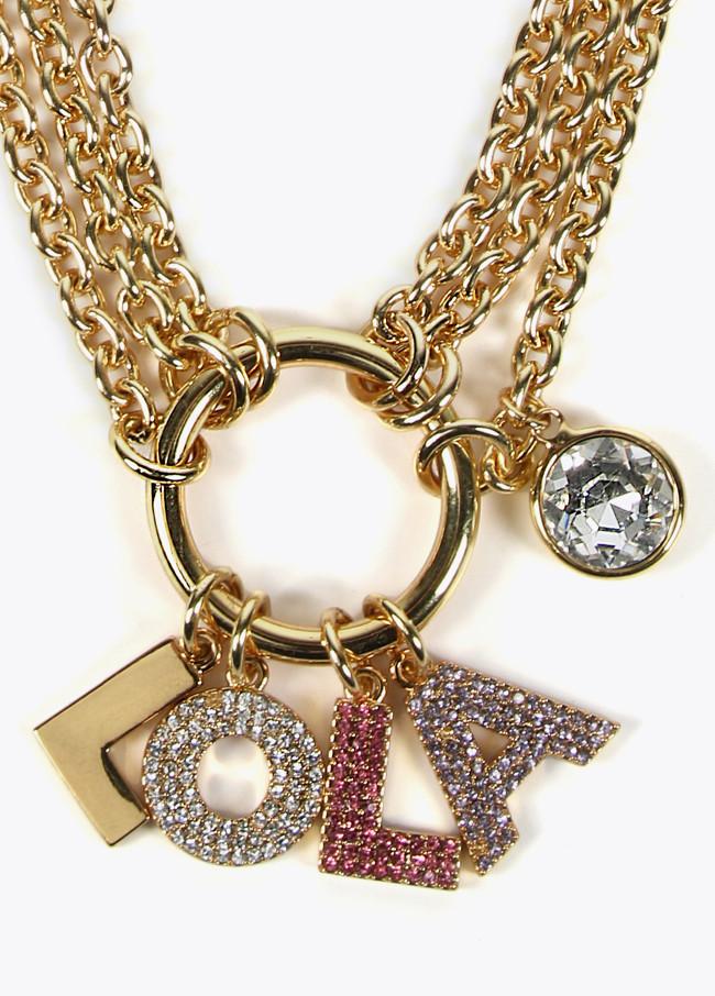 Lola Casademunt Collar Multi Cadena Y Charms Lola Love