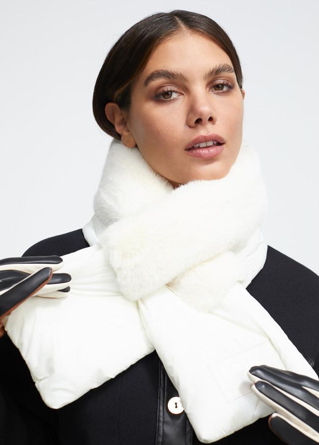 Lola Casademunt Cuello Acolchado Y Pelo Efecto Piel