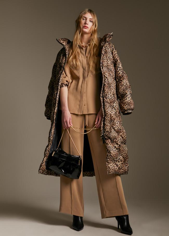 Lola Casademunt Abrigo Acolchado Forro Contraste