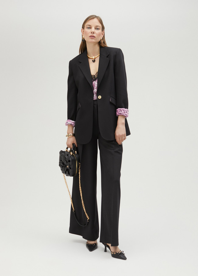 Lola Casademunt Americana Con Forro Estampado