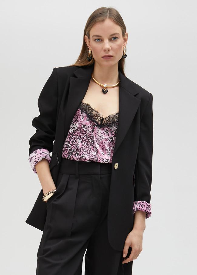 lola casademunt Americana con forro estampado