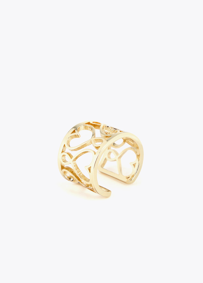 Lola Casademunt Anillo Corazones Infinitos Maxi
