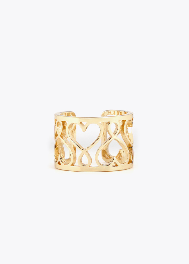 Lola Casademunt Anillo Corazones Infinitos Maxi