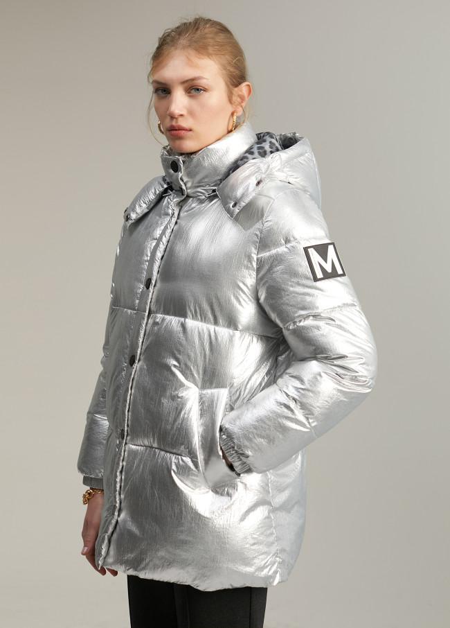 Lola Casademunt Anorak Acolchado Metalizado