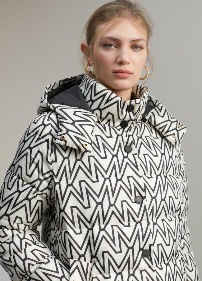 Lola Casademunt Anorak Midi Acolchado Monograma