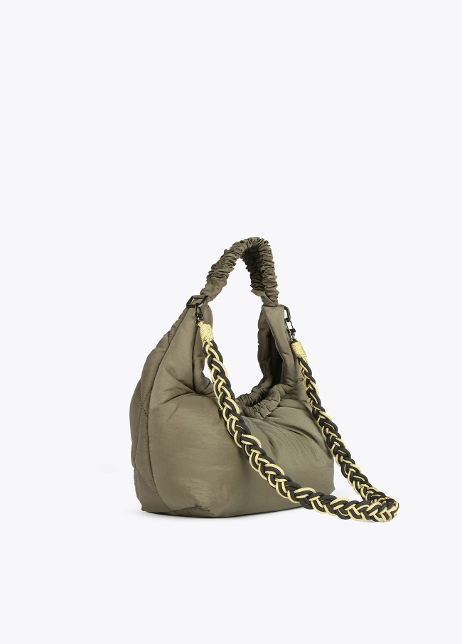 lola casademunt Bandolera acolchada asa trenzada