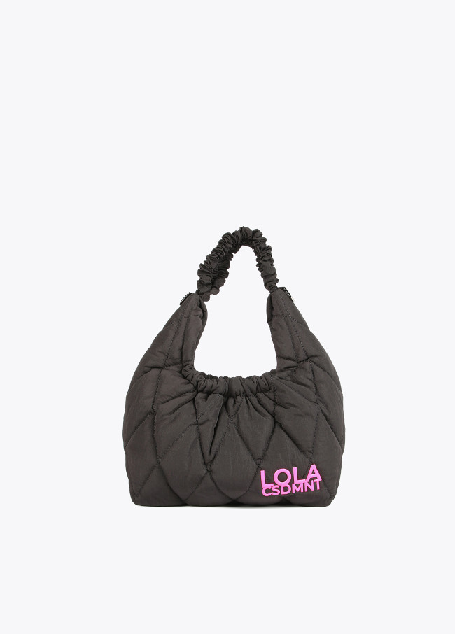 lola casademunt Bandolera acolchada asa trenzada