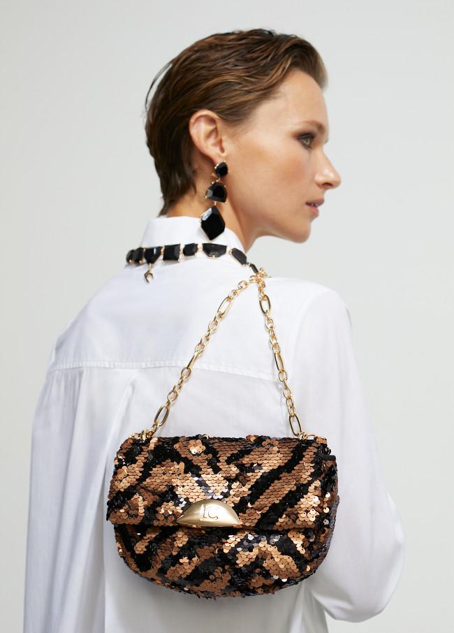 lola casademunt Bandolera lentejuelas