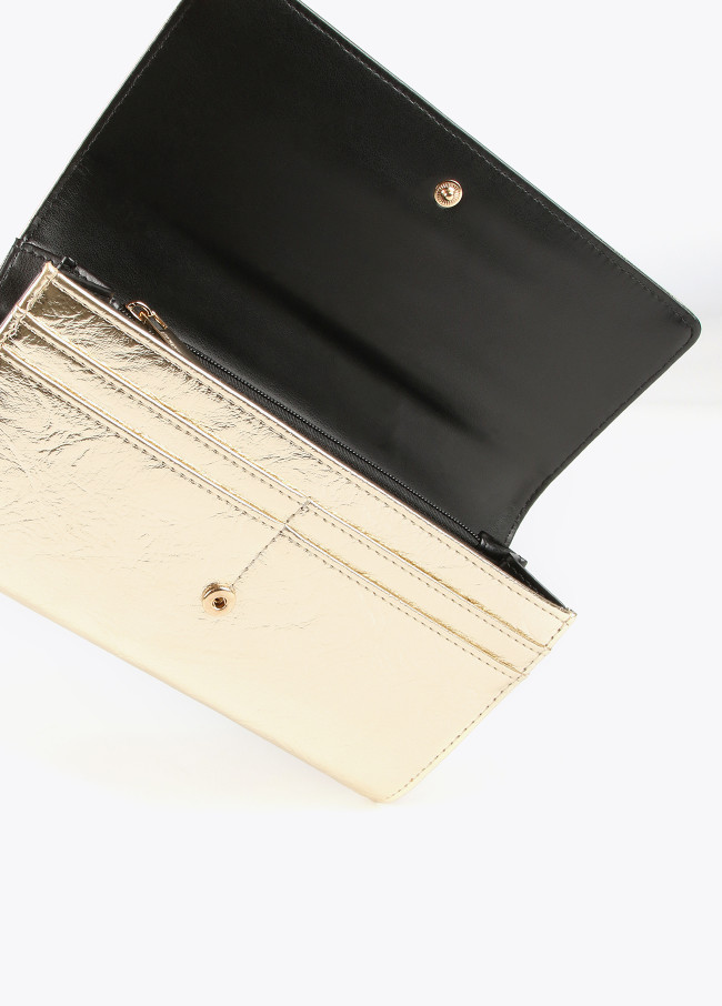 Lola Casademunt Billetero Grande Metalizado